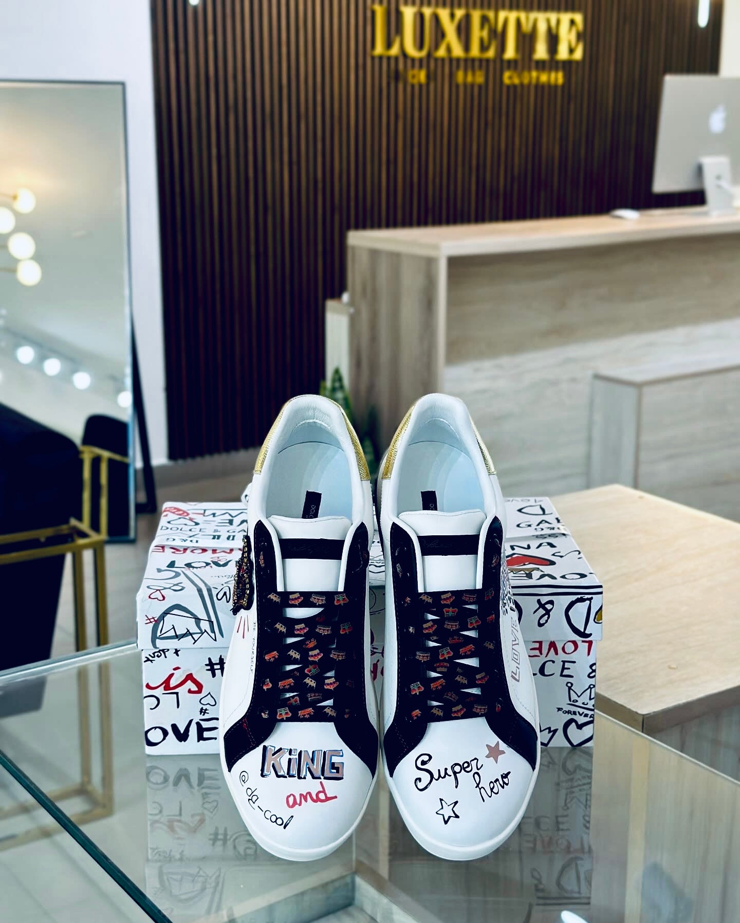 Dolce & Gabbana Portofino Patch Graffiti
