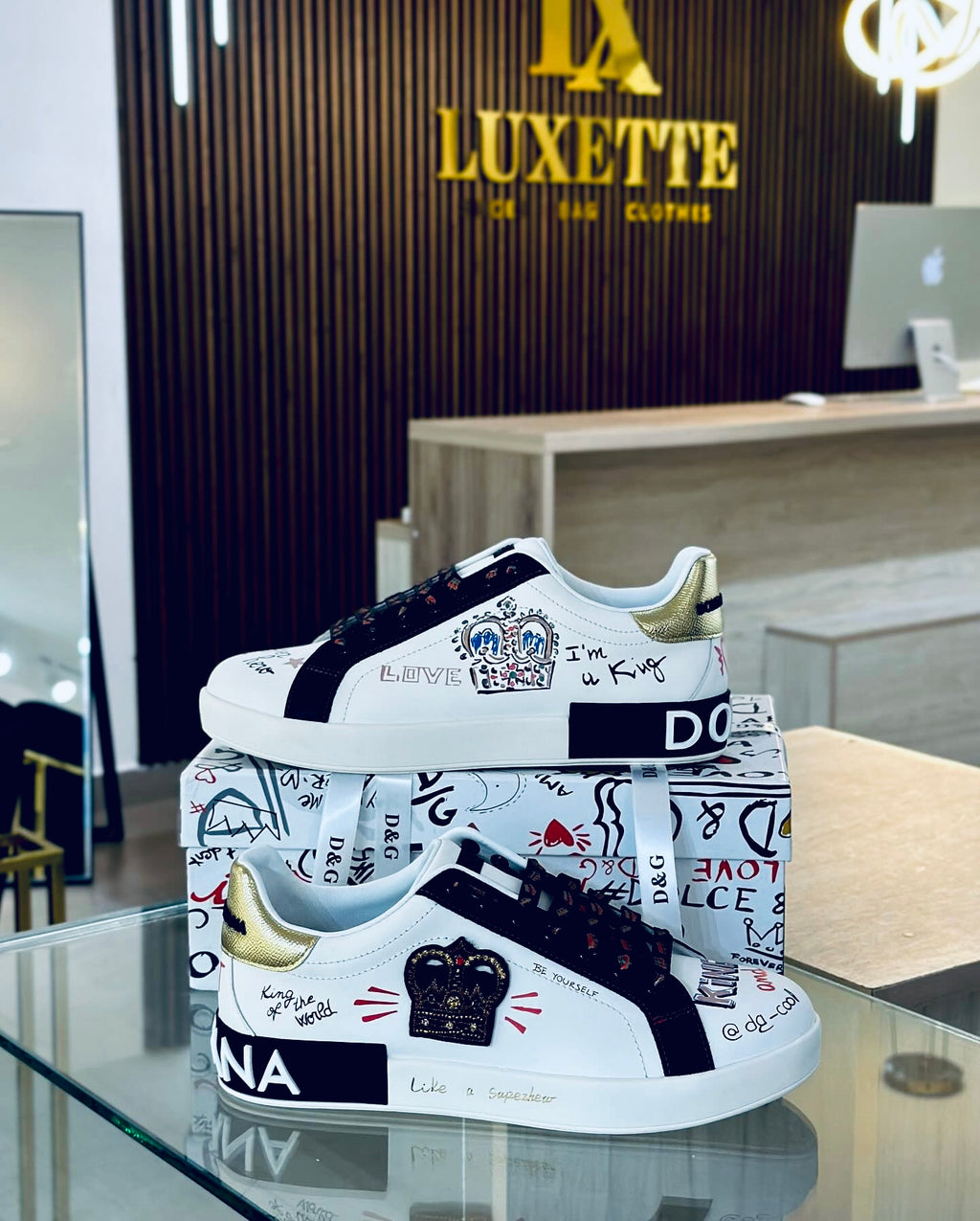 Dolce & Gabbana Portofino Patch Graffiti