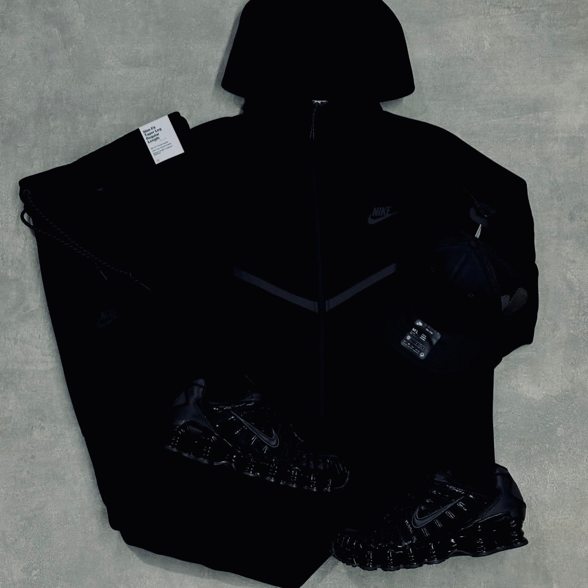 Nike Tracksuit + Sneaker + Cap Set